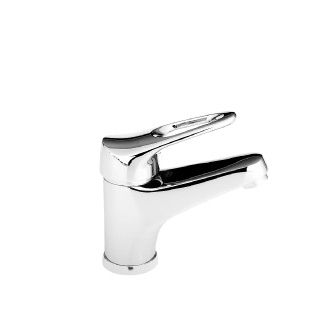 6318 - Single lever basin mixer with flexible pipes