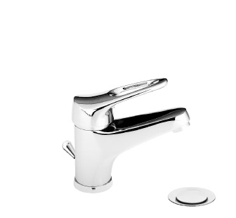 6321 - Single lever basin mixer with 1”1/4 pop-up waste and flexible pipes