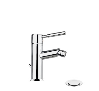 7819 - Single lever bidet mixer with 1”1/4 pop-up waste and flexible pipes