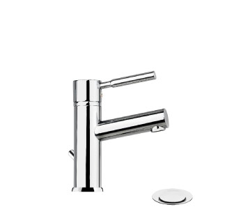 7821 - Single lever basin mixer with 1”1/4 pop-up waste and flexible pipes