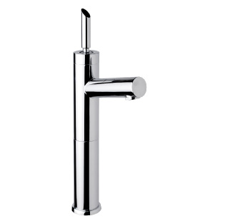 7804J - High single lever basin mixer with flexible pipes