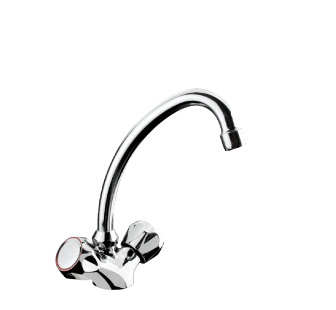 6117 - Single hole sink mixer with  flexible pipe