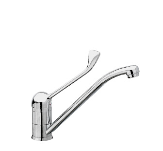 7401 - Single lever sink mixer with flexible pipes