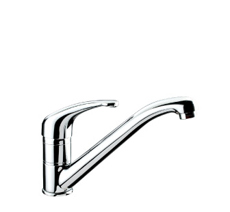 8001 - Single lever sink mixer with flexible pipes