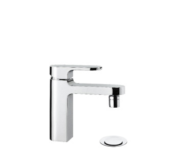 9119 - Single lever bidet mixer with 1”1/4 pop-up waste and flexible pipes